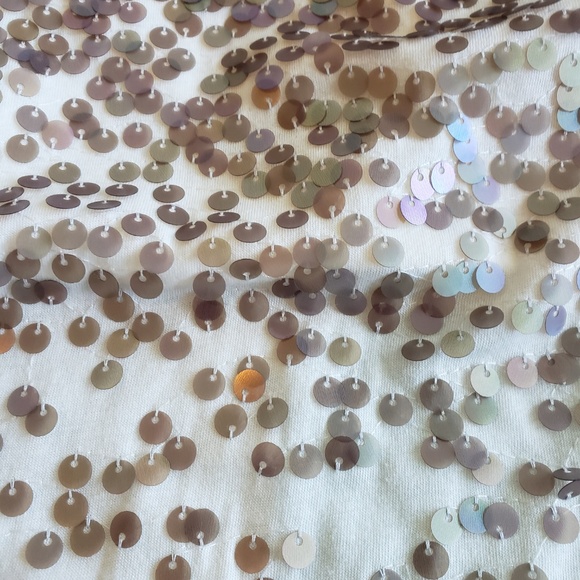 Express sequin strapless top - Picture 3 of 3